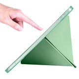 Apple iPad 10.9 2022 (10.Nesil) Kılıf Zore Tri Folding Kalem Bölmeli Standlı Kılıf Koyu Mor