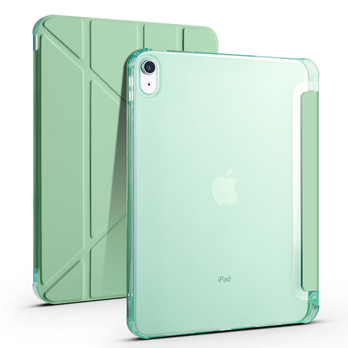Apple iPad 10.9 2022 (10.Nesil) Kılıf Zore Tri Folding Kalem Bölmeli Standlı Kılıf Koyu Mor