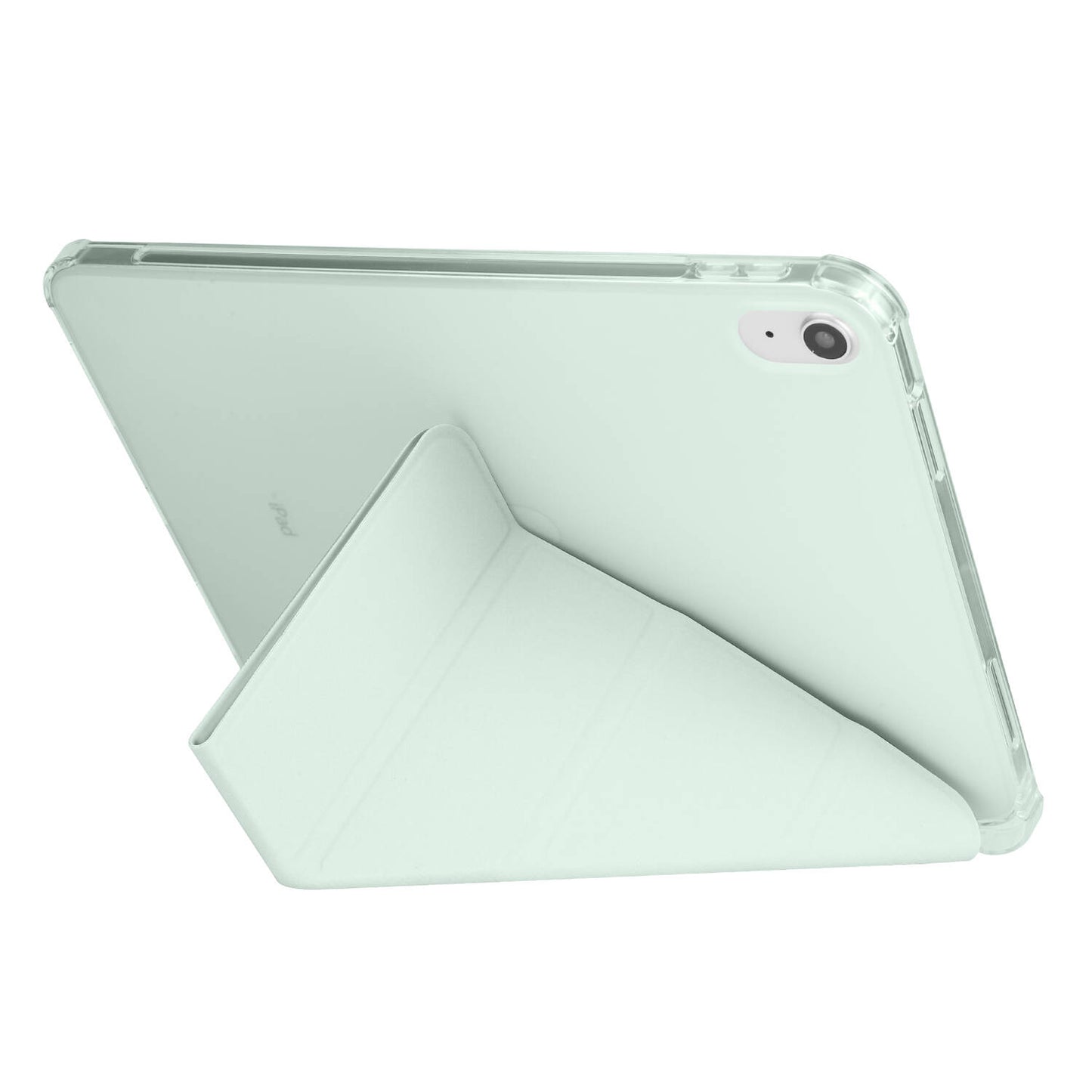 Apple iPad 10.9 2022 (10.Nesil) Kılıf Zore Tri Folding Kalem Bölmeli Standlı Kılıf Koyu Mor
