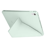 Apple iPad 10.9 2022 (10.Nesil) Kılıf Zore Tri Folding Kalem Bölmeli Standlı Kılıf Koyu Mor