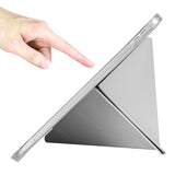 Apple iPad 10.9 2022 (10.Nesil) Kılıf Zore Tri Folding Kalem Bölmeli Standlı Kılıf Koyu Mor