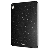 Apple iPad 10.9 2022 (10.Nesil) Simli Parlak Görünümlü Tablet Koton Kılıf Lila