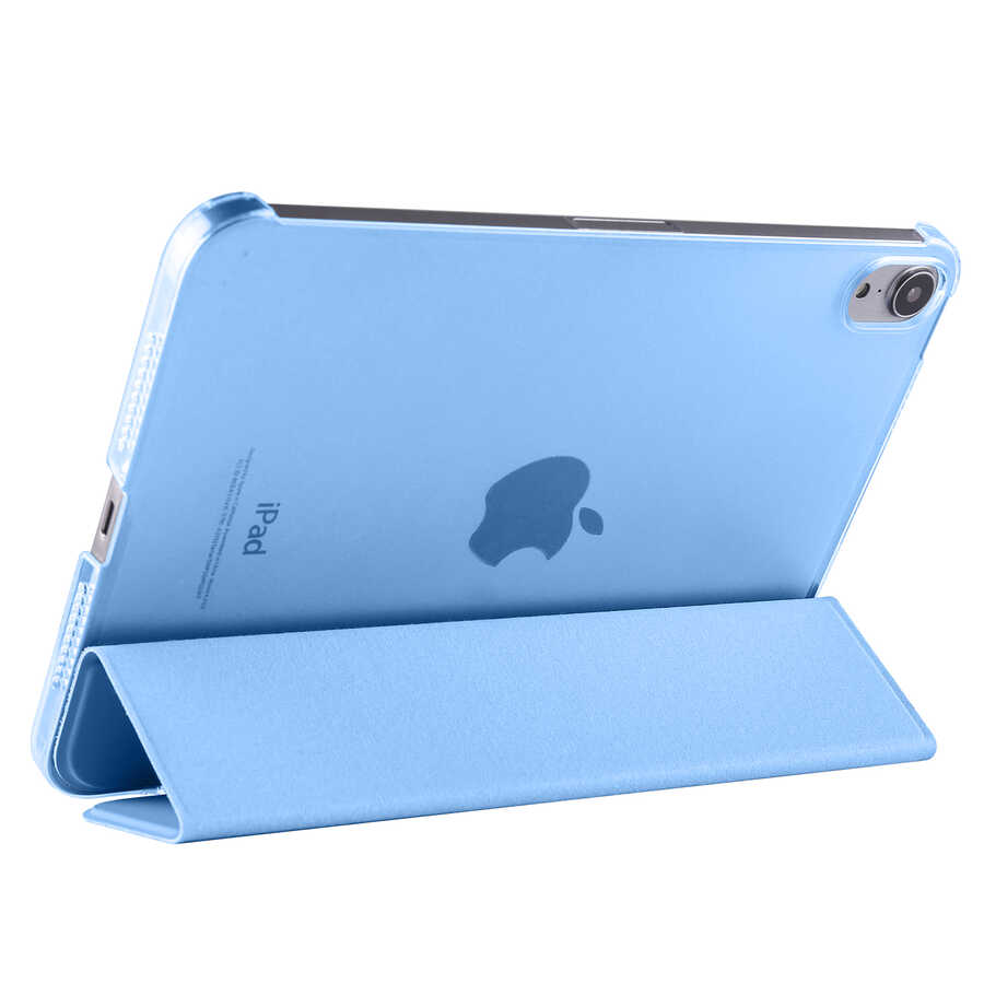 Apple iPad 10.9 2022 (10.Nesil) Smart Cover Standlı 1-1 Kılıf Turuncu