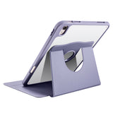 Apple iPad 11.Nesil 2025 Kılıf Termik Kalem Bölmeli Dönebilen Standlı Kılıf Lila