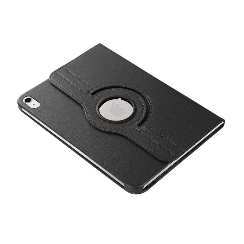Apple iPad 11.Nesil 2025 Dönebilen Standlı Kılıf Siyah