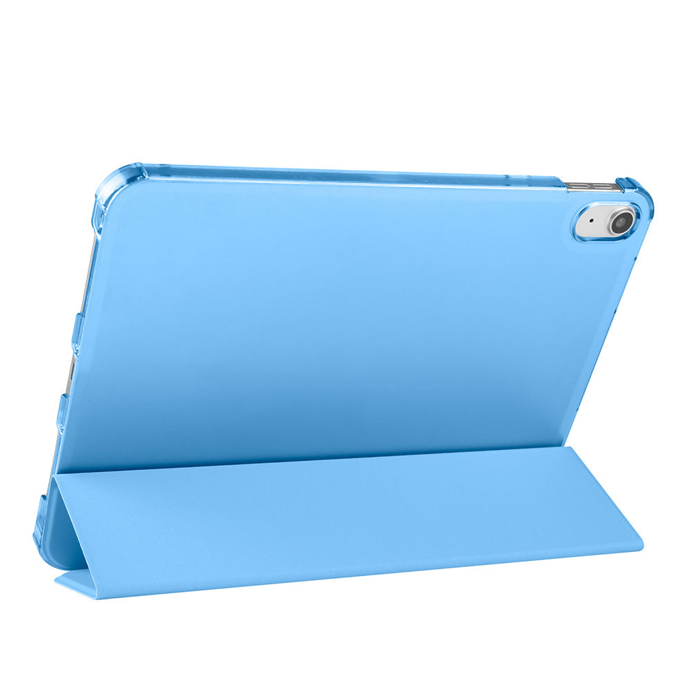 Apple iPad 11.Nesil 2025 Smart Cover Kalem Bölmeli Standlı 1-1 Kılıf Koyu Pembe