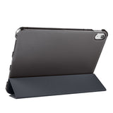 Apple iPad 11.Nesil 2025 Smart Cover Kalem Bölmeli Standlı 1-1 Kılıf Mor