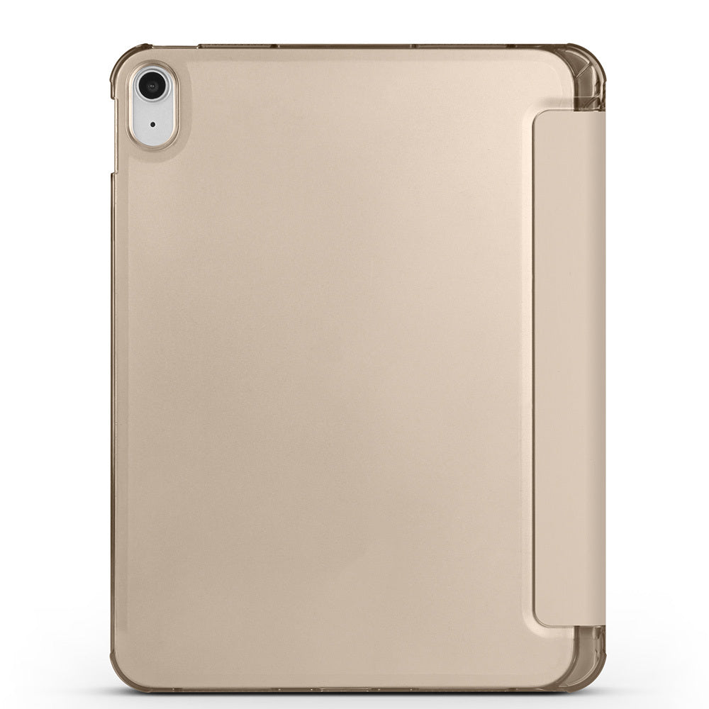 Apple iPad 11.Nesil 2025 Smart Cover Kalem Bölmeli Standlı 1-1 Kılıf Koyu Pembe