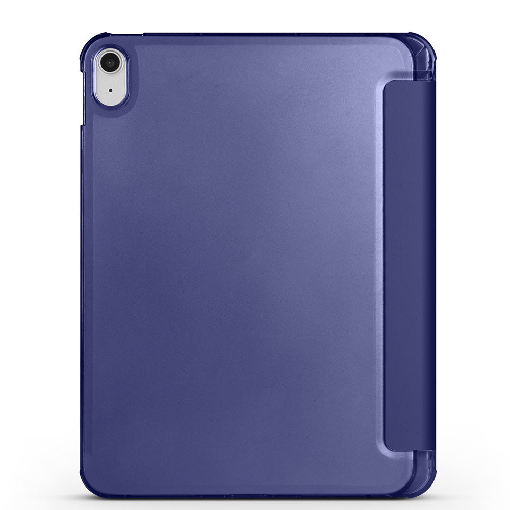 Apple iPad 11.Nesil 2025 Smart Cover Kalem Bölmeli Standlı 1-1 Kılıf Lacivert