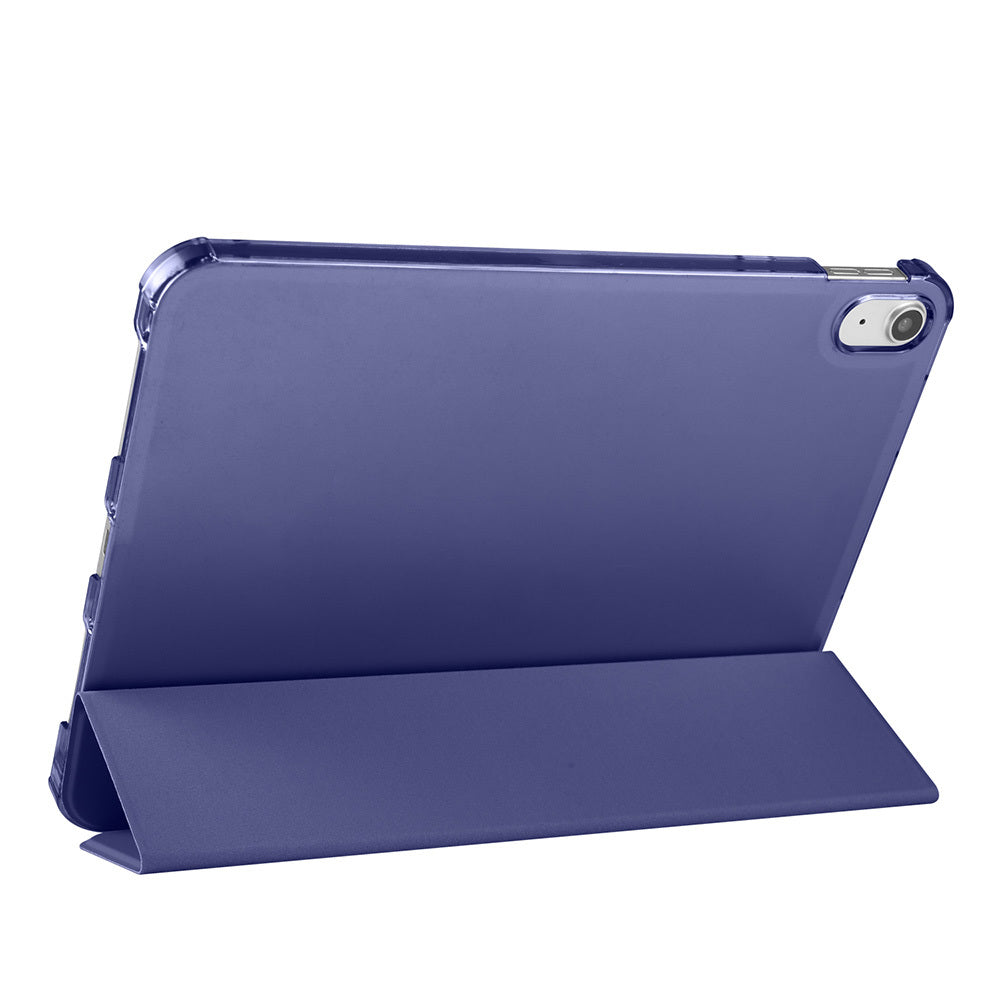 Apple iPad 11.Nesil 2025 Smart Cover Kalem Bölmeli Standlı 1-1 Kılıf Koyu Pembe