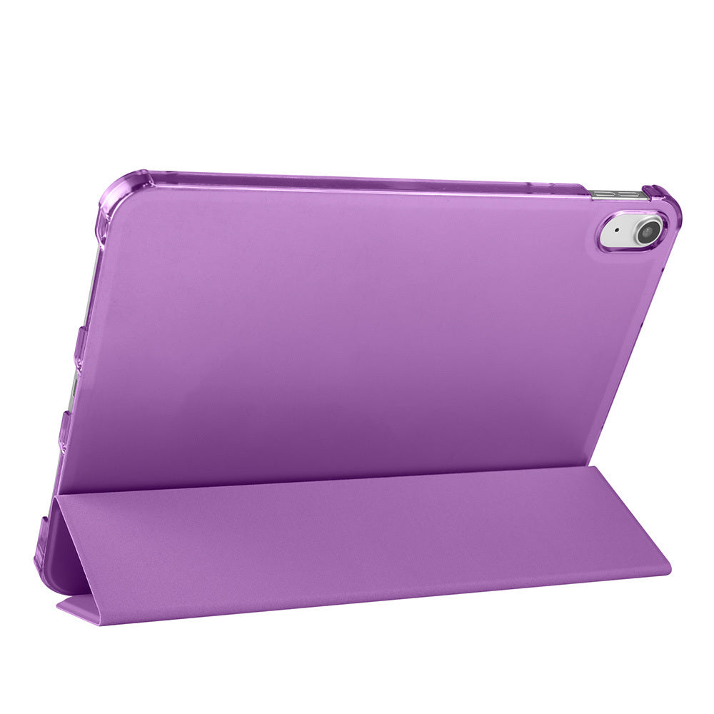 Apple iPad 11.Nesil 2025 Smart Cover Kalem Bölmeli Standlı 1-1 Kılıf Koyu Pembe