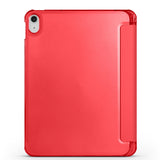 Apple iPad 11.Nesil 2025 Smart Cover Kalem Bölmeli Standlı 1-1 Kılıf Koyu Pembe