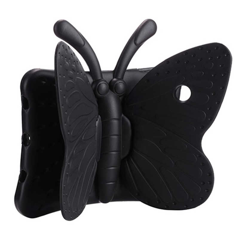 Apple iPad 2 3 4 Butterfly Standlı Tablet Kılıf Siyah