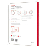 Apple iPad 6 Air 2 Tablet Privacy Temperli Cam Ekran Koruyucu Siyah
