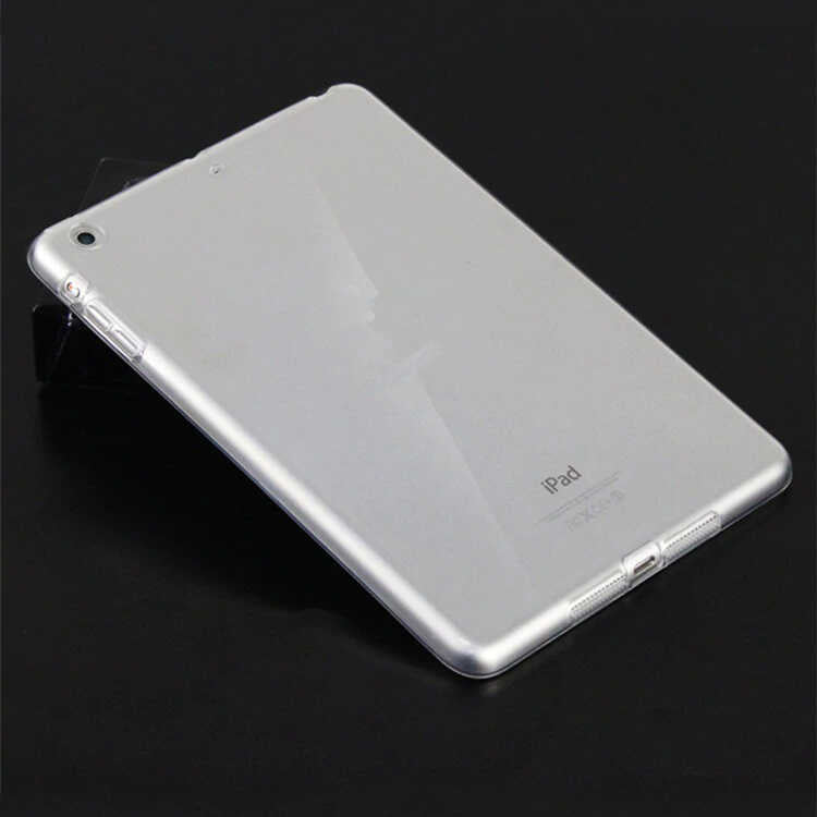 Apple iPad 9.7 2017 (5.Nesil) Kılıf Tablet Süper Silikon Kapak Renksiz