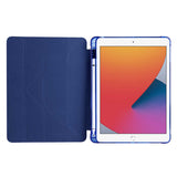 Apple iPad 9.7 2017 (5.Nesil) Kılıf Tri Folding Kalem Bölmeli Standlı Kılıf Açık Yeşil