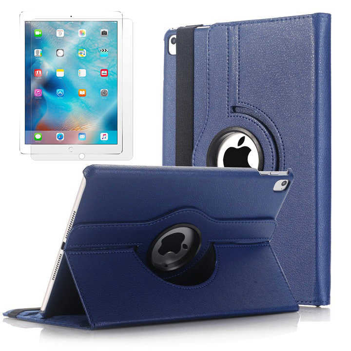 Apple iPad 9.7 2017 (5.Nesil) Dönebilen Standlı Kılıf Kırmızı