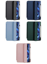 Apple iPad Air 10.9 2020 (4.Nesil) Kılıf Zore Nort Arkası Şeffaf Standlı Kılıf Pembe