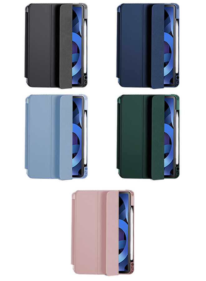 Apple iPad Air 10.9 2020 (4.Nesil) Kılıf Zore Nort Arkası Şeffaf Standlı Kılıf Pembe