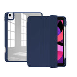 Apple iPad Air 10.9 2020 (4.Nesil) Kılıf Zore Nort Arkası Şeffaf Standlı Kılıf Lacivert