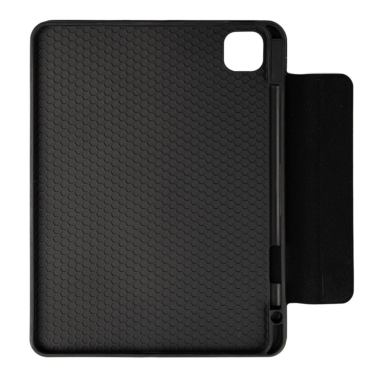 Apple iPad Air 10.9 2020 (4.Nesil) Zore Border Keyboard Bluetooh Bağlantılı Standlı Klavyeli Tablet Kılıfı Siyah