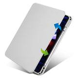 Apple iPad Air 10.9 2022 (5.Nesil) Kılıf Termik Kalem Bölmeli Dönebilen Standlı Kılıf Lacivert