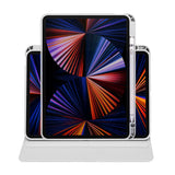 Apple iPad Air 10.9 2022 (5.Nesil) Kılıf Termik Kalem Bölmeli Dönebilen Standlı Kılıf Siyah