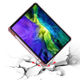 Apple iPad Air 10.9 2022 (5.Nesil) Kılıf Tri Folding Kalem Bölmeli Standlı Kılıf Siyah
