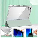 Apple iPad Air 11 2024 Kılıf Magnetik Ayrılabilen Airbagli Zore Sliding Tablet Kılıfı Mor