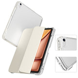Apple iPad Air 11 2024 Kılıf Magnetik Ayrılabilen Airbagli Zore Sliding Tablet Kılıfı Mor