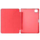 Apple iPad Air 11 2024 Kılıf Tri Folding Kalem Bölmeli Standlı Kılıf Gold