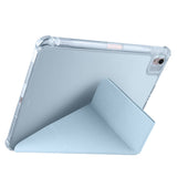 Apple iPad Air 11 2024 Kılıf Tri Folding Kalem Bölmeli Standlı Kılıf Rose Gold