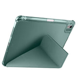 Apple iPad Air 11 2024 Kılıf Tri Folding Kalem Bölmeli Standlı Kılıf Rose Gold
