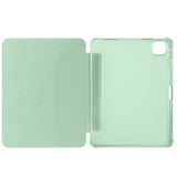 Apple iPad Air 11 2024 Kılıf Tri Folding Kalem Bölmeli Standlı Kılıf Gold