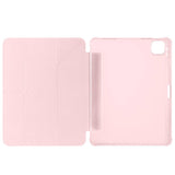 Apple iPad Air 11 2024 Kılıf Tri Folding Kalem Bölmeli Standlı Kılıf Gold