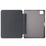 Apple iPad Air 11 2024 Kılıf Tri Folding Kalem Bölmeli Standlı Kılıf Gold
