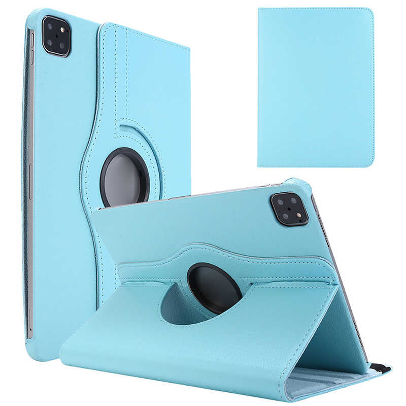 Apple iPad Air 11 2024 Dönebilen Standlı Kılıf Kırmızı