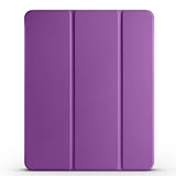 Apple iPad Air 11 2024  Smart Cover Kalem Bölmeli Standlı 1-1 Kılıf Mor
