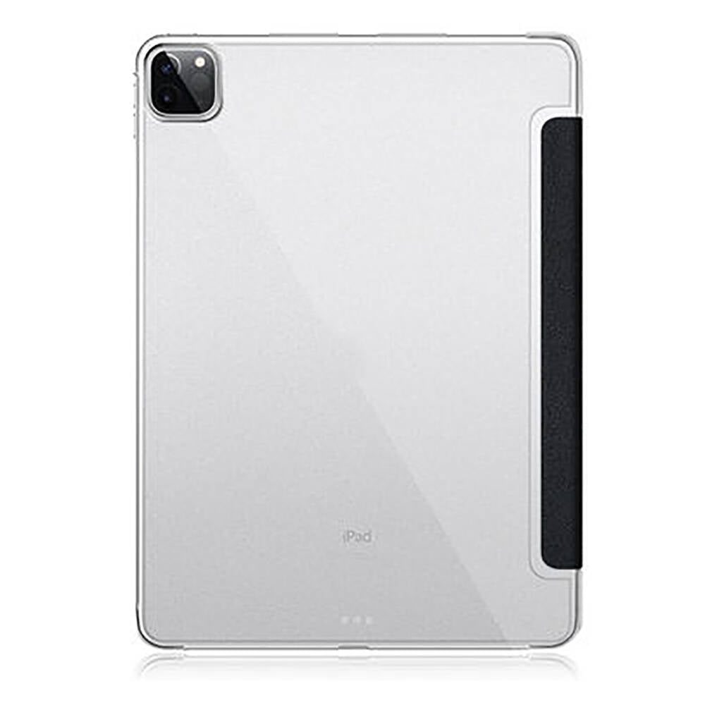 Apple iPad Air 11 2024 Smart Cover Standlı 1-1 Kılıf Mavi
