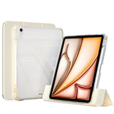 Apple iPad Air 11 2025 M3 Kılıf Magnetik Ayrılabilen Airbagli Sliding Tablet Kılıfı Gold