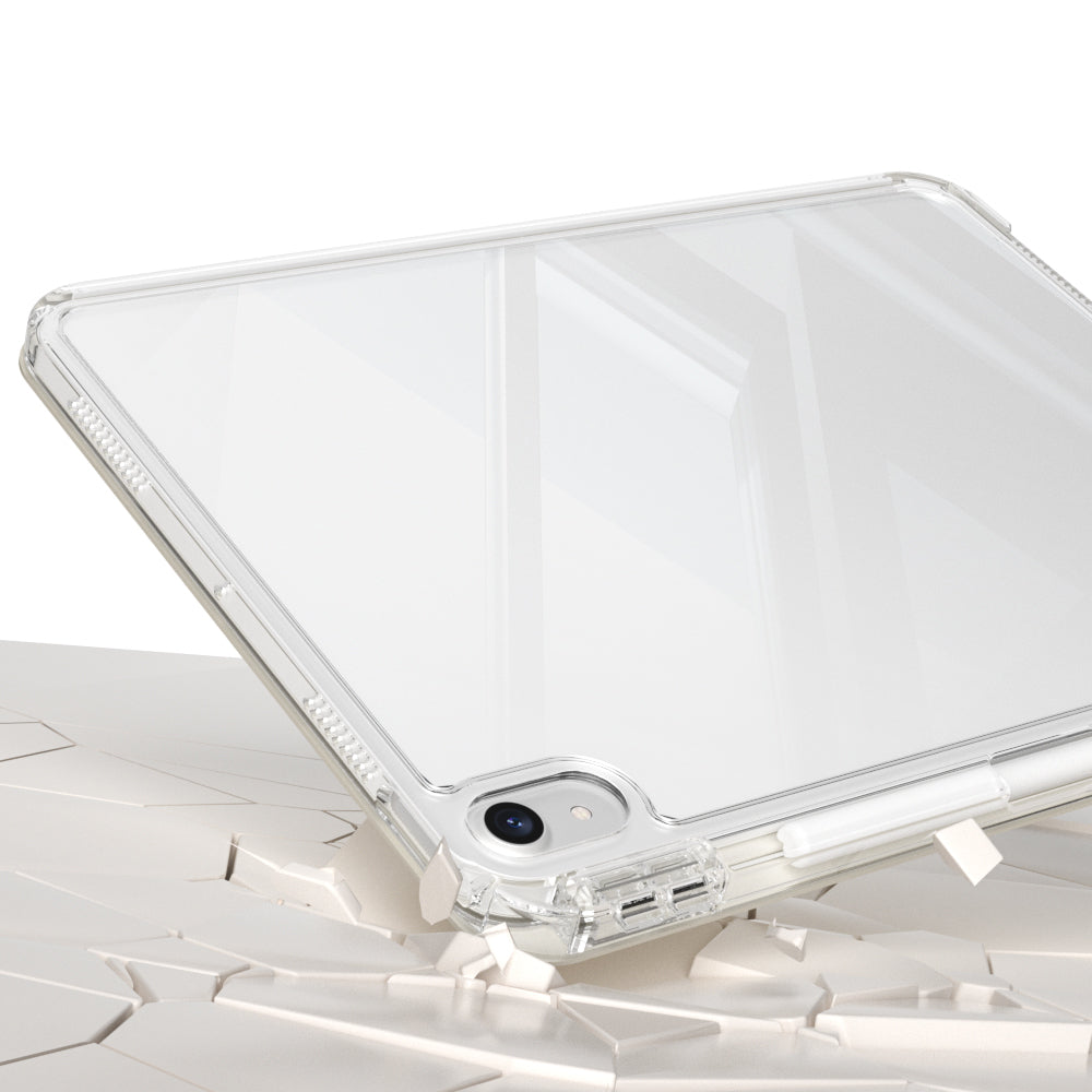 Apple iPad Air 11 2025 M3 Kılıf Magnetik Ayrılabilen Airbagli Zore Sliding Tablet Kılıfı Mor