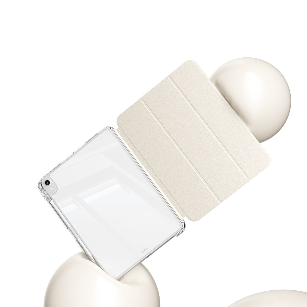 Apple iPad Air 11 2025 M3 Kılıf Magnetik Ayrılabilen Airbagli Zore Sliding Tablet Kılıfı Mor