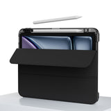 Apple iPad Air 11 2025 M3 Kılıf Magnetik Ayrılabilen Airbagli Zore Sliding Tablet Kılıfı Mor