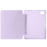 Apple iPad Air 11 2025 M3 Kılıf Zore Tri Folding Kalem Bölmeli Standlı Kılıf Gri