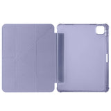 Apple iPad Air 11 2025 M3 Kılıf Zore Tri Folding Kalem Bölmeli Standlı Kılıf Lila