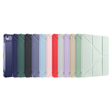 Apple iPad Air 11 2025 M3 Kılıf Zore Tri Folding Kalem Bölmeli Standlı Kılıf Yeşil