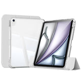 Apple iPad Air 13 2024 Kılıf Magnetik Ayrılabilen Airbagli Sliding Tablet Kılıfı Gri