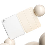 Apple iPad Air 13 2024 Kılıf Magnetik Ayrılabilen Airbagli Sliding Tablet Kılıfı Lacivert