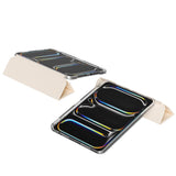 Apple iPad Air 13 2024 Kılıf Magnetik Ayrılabilen Airbagli Sliding Tablet Kılıfı Lacivert