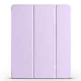 Apple iPad Air 13 2024 Zore Smart Cover Kalem Bölmeli Standlı 1-1 Kılıf Lila